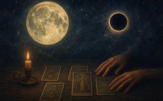 Use tarot and dream oracle practices to navigate the Full Moon and Eclipse Season. Try a 7-card spread for personal development and mindset shifts. #Tarot #Dream #Oracle #EclipseSeason #FullMoon #Rituals #PersonalDevelopment #MindsetShift #SpiritualAwakening